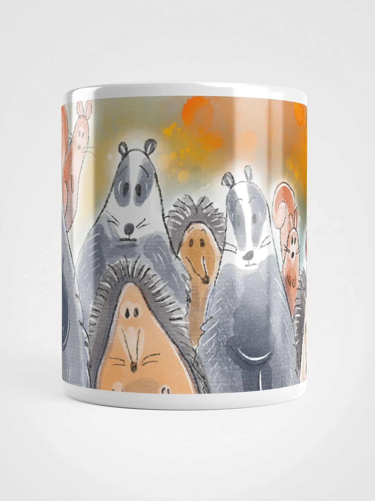 Woodland Friends Hand Drawn Illustrated Mug product image (5)