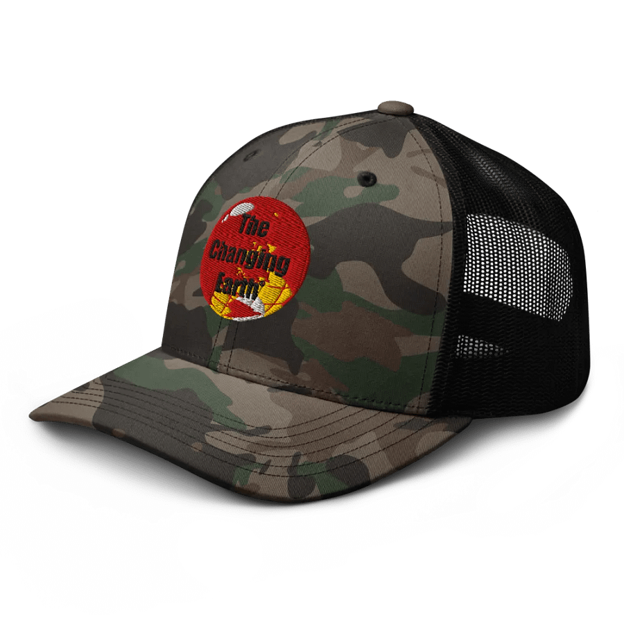 Globe Tones Camo Trucker Hat product image (6)