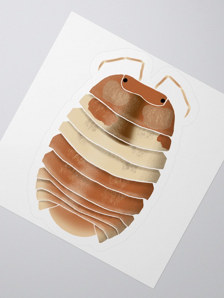 Red Panda Isopod Sticker product image (6)