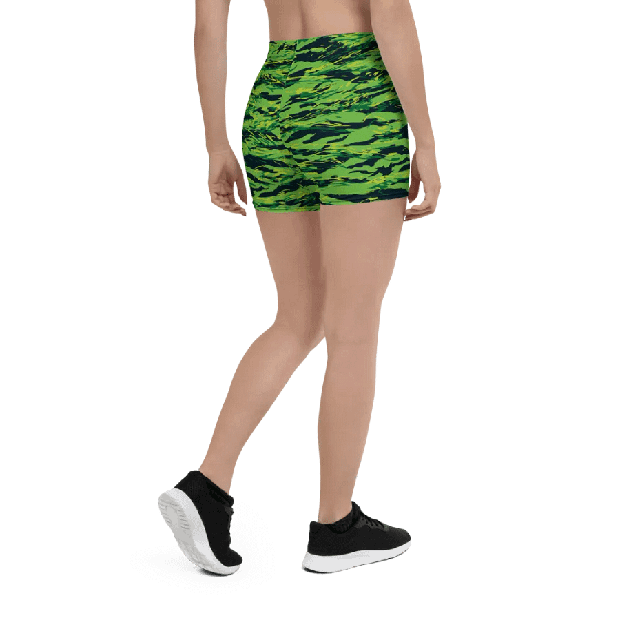 Green Camo Bike Shorts product image (11)