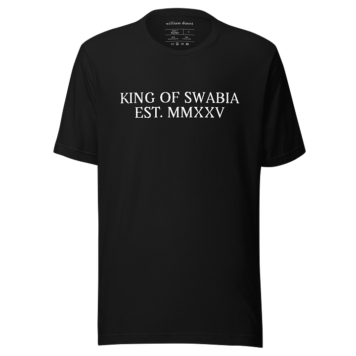 King Of Swabia Unisex Eco T-Shirt product image (1)