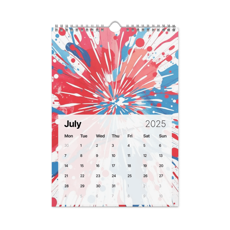 ART ABSTRACT WALL CALENDAR 2025 product image (7)