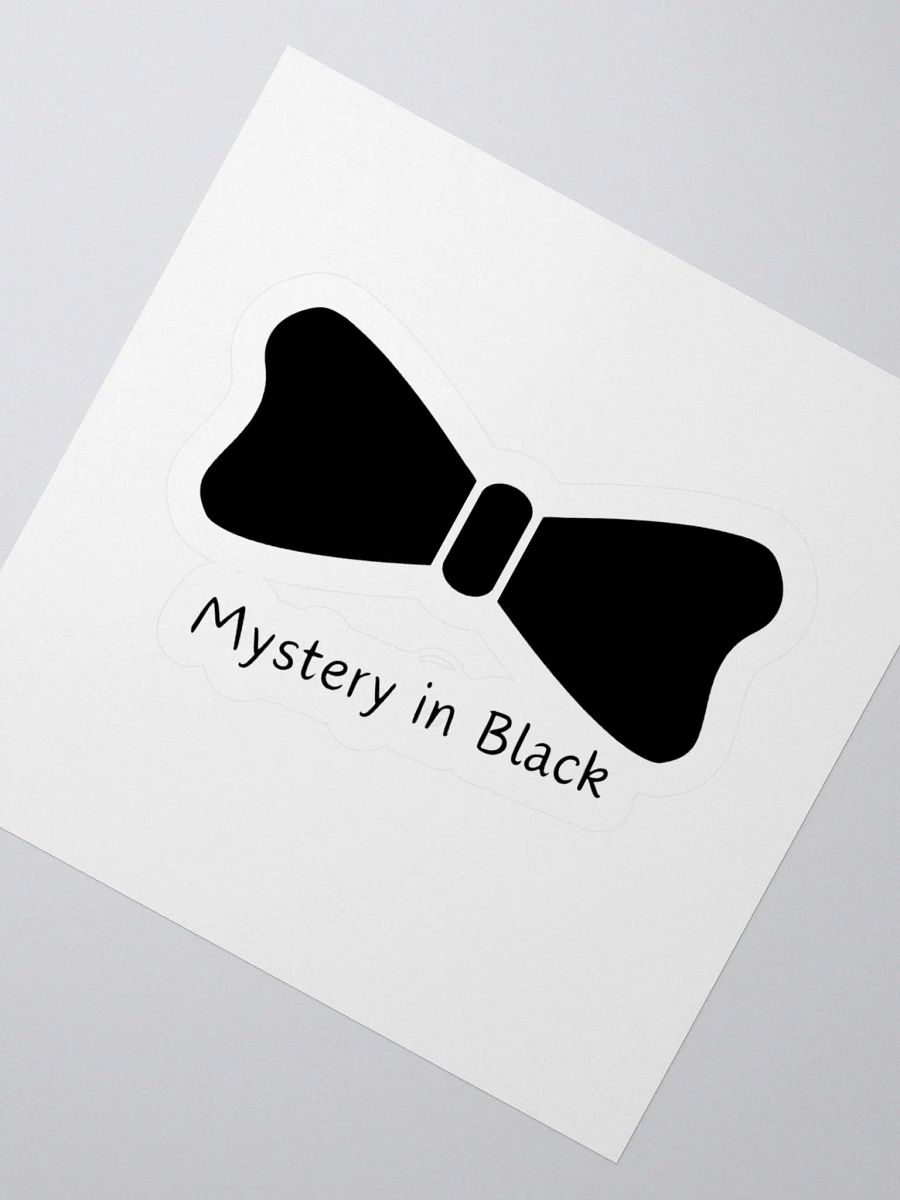 Mystery in Black kiss cut sticker 012 product image (1)