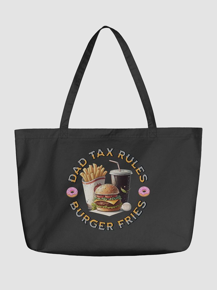 Dad Tax Rules Burger Fries Tote Bag product image (2)