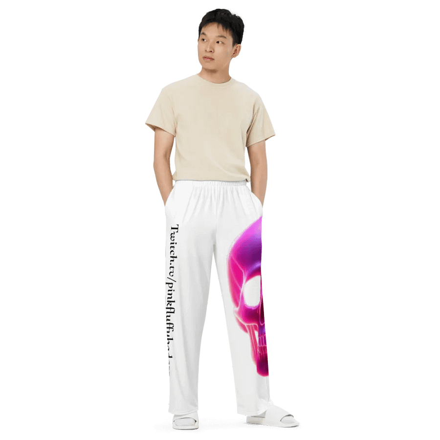 Skull Unisex Wide-Leg Pants product image (3)
