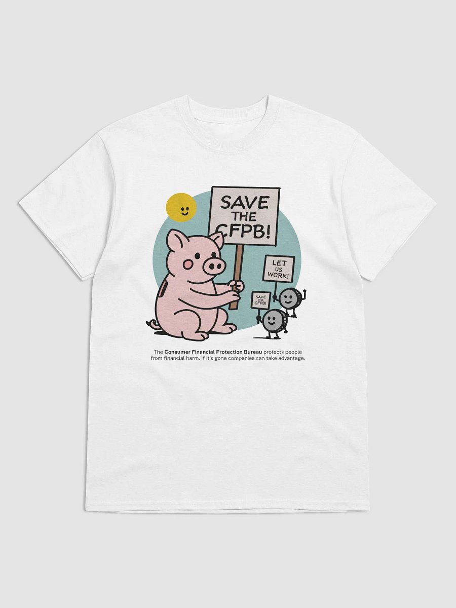 CFPB Piggy Bank Picket T-Shirt product image (1)