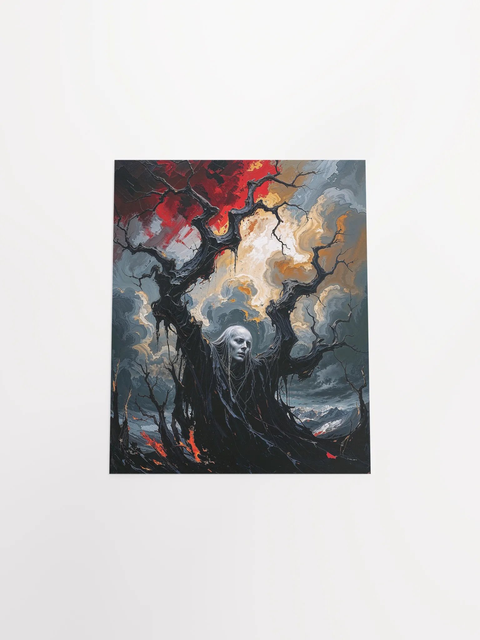 Ashen Bloom Matte Poster product image (32)