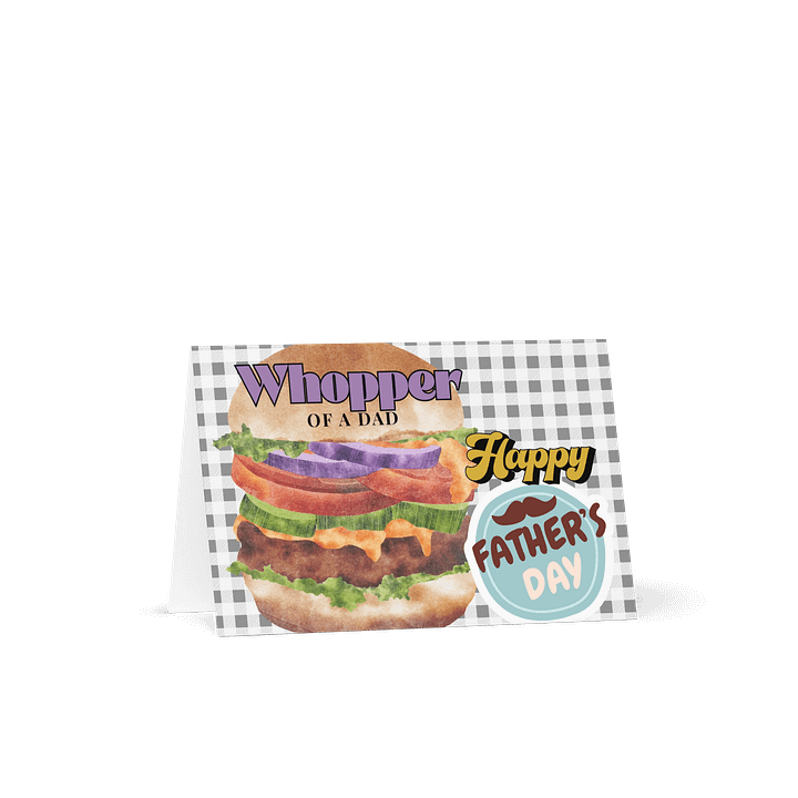 Whopper of a Dad Father's Day Greeting Card product image (2)