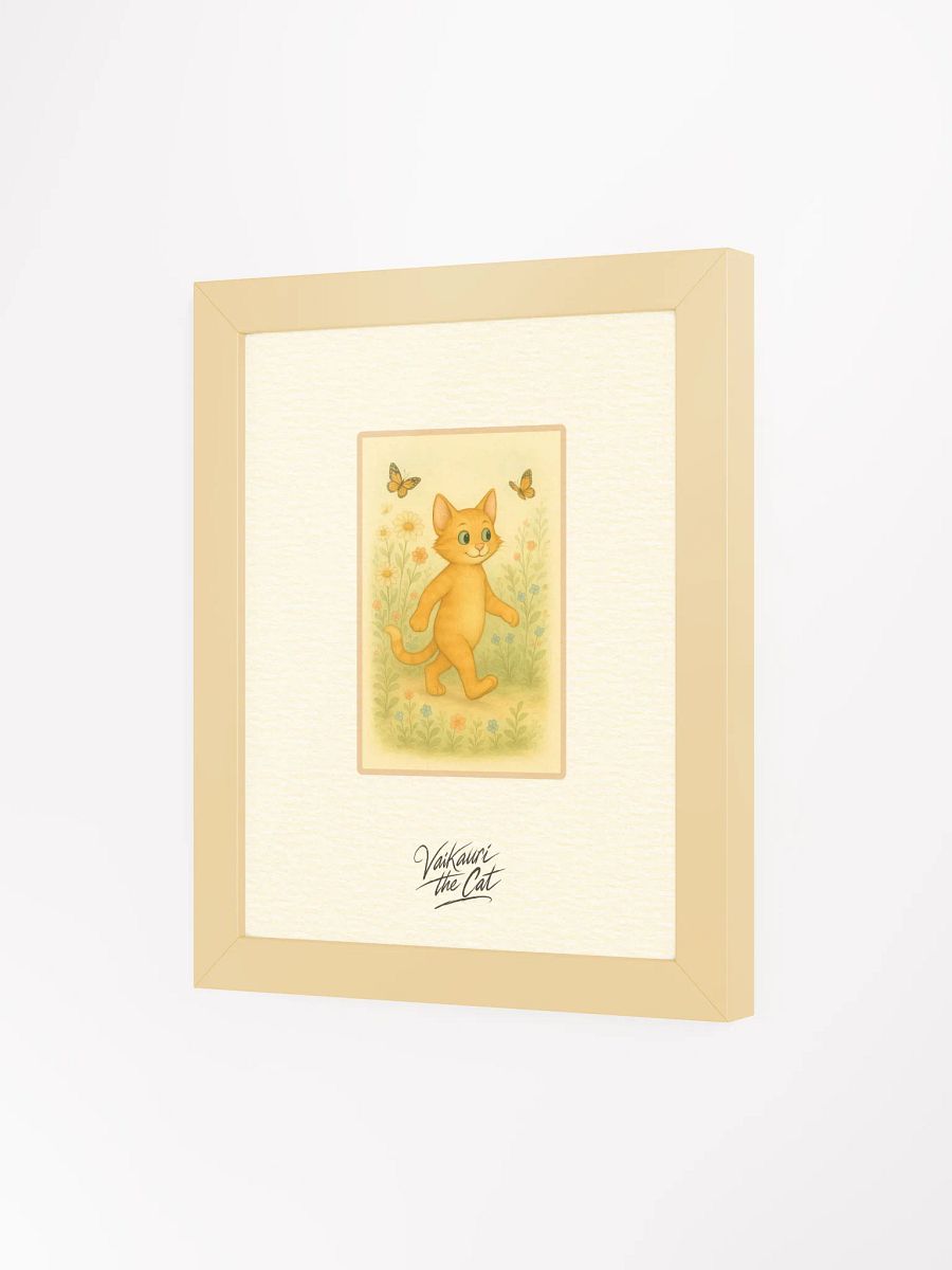 Vaikauri the Cat - Framed Matte Art Print product image (5)