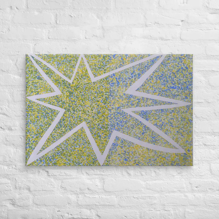 Yellow/Blue Blue/Yellow on Canvas (24" x 36") product image (2)