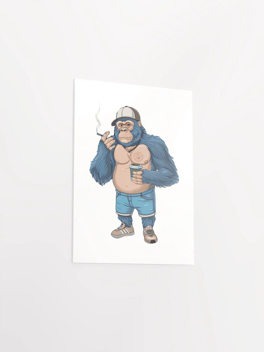 Blue Gorilla Enhanced Matte Paper Poster (in) product image (3)