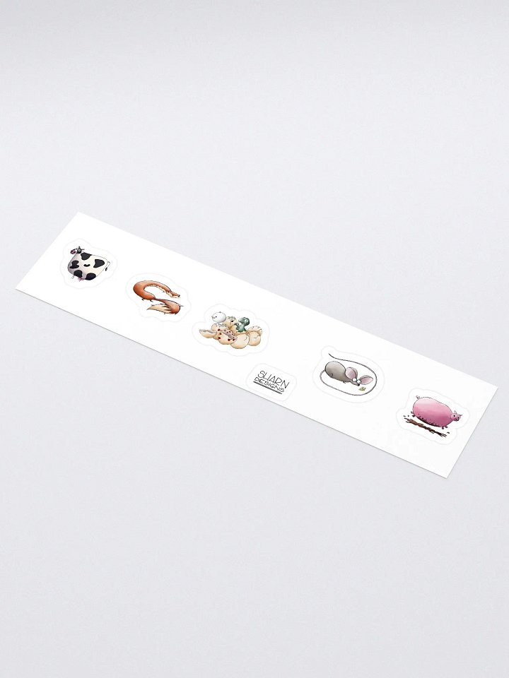Impossible Farm Animals Kiss Cut Stickers Set 1 product image (1)