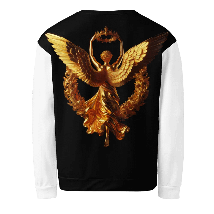 A Golden Angel and Cross - Unisex Sweatshirt #4 product image (2)