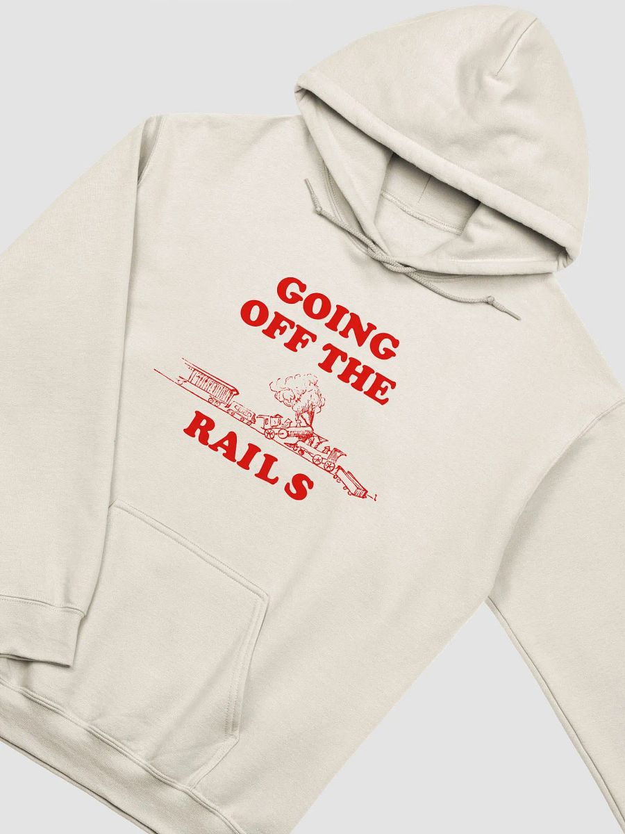 Going off the rails Hoodie product image (3)
