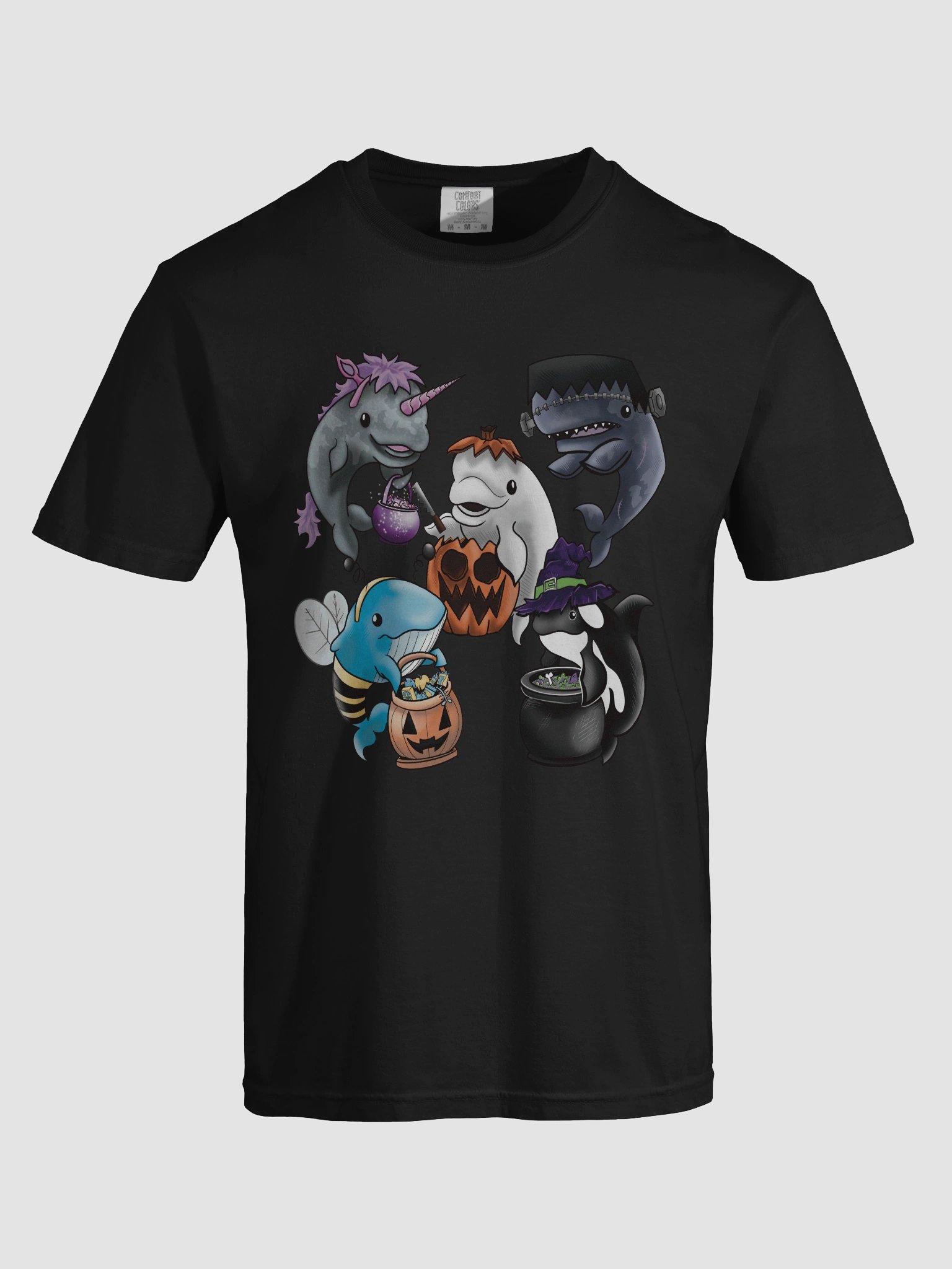 Halloween Whales T-Shirt product image (7)