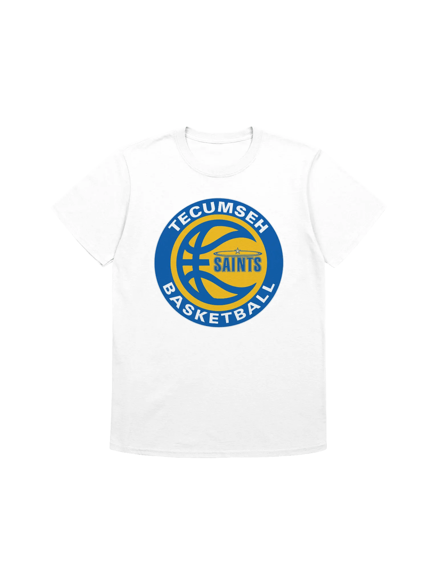 Adult Tecumseh Saints Basketball T-Shirt product image (1)