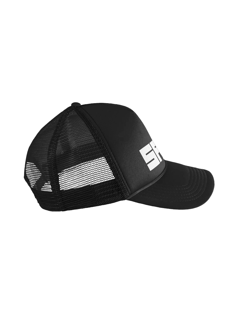 SABR White Logo Unisex Trucker Hat product image (5)