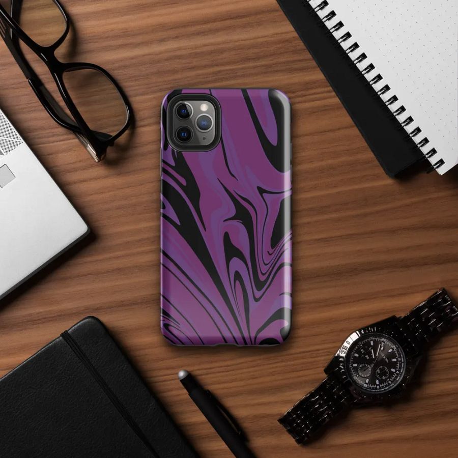 Purple Swirl Tough Case for iPhone® product image (7)