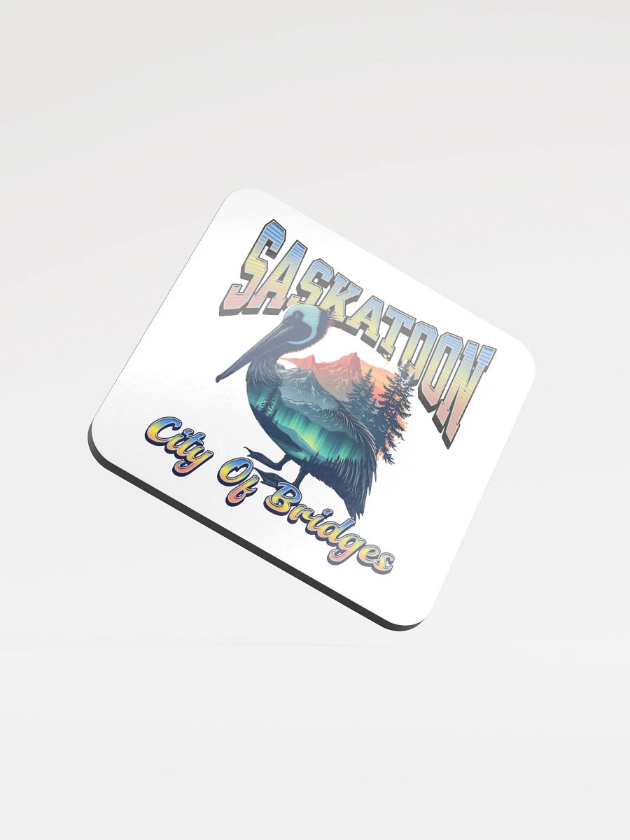 Saskatoon City Of Bridges Pelican Coaster Set product image (2)