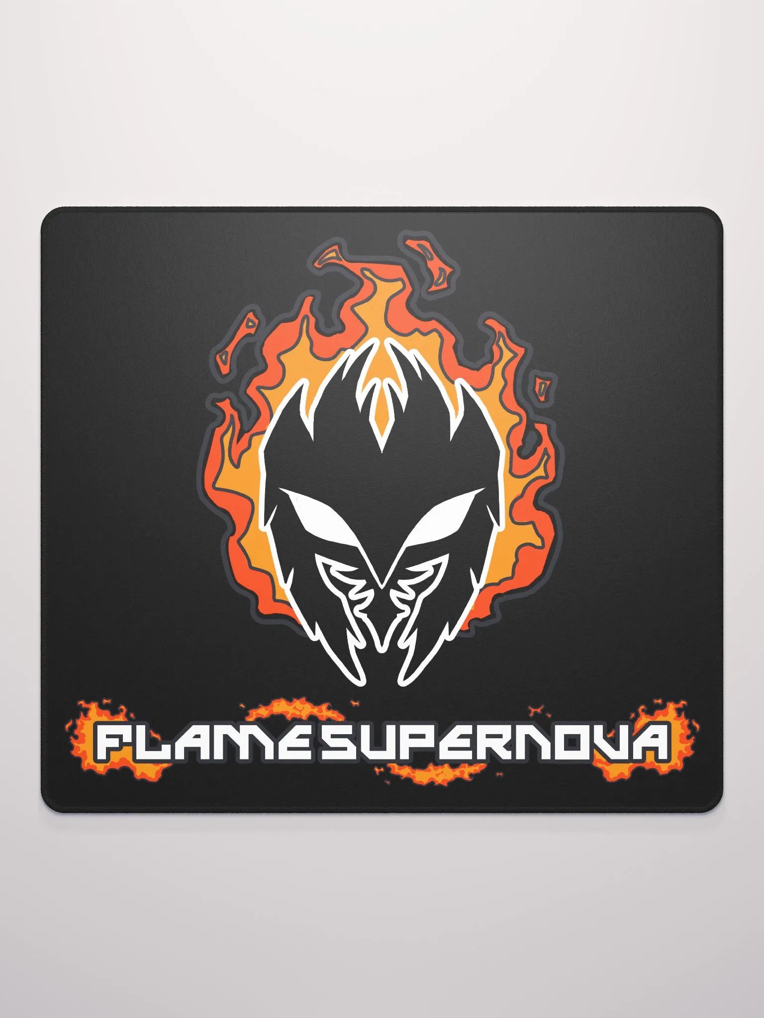 Mask Icon v2 (Black) Gaming Mousepad (Black) product image (2)
