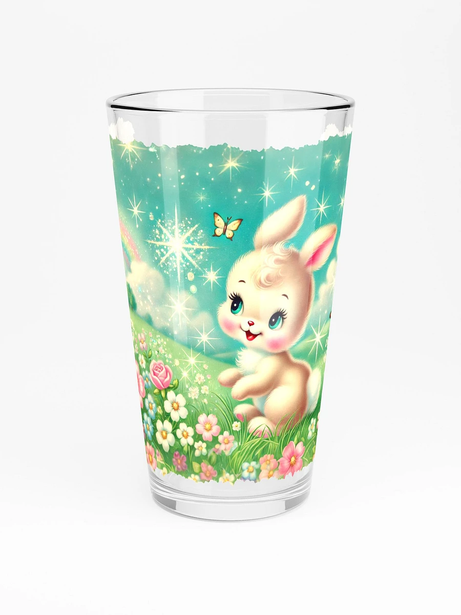 Rainbow Bunny 16 oz Glass product image (3)