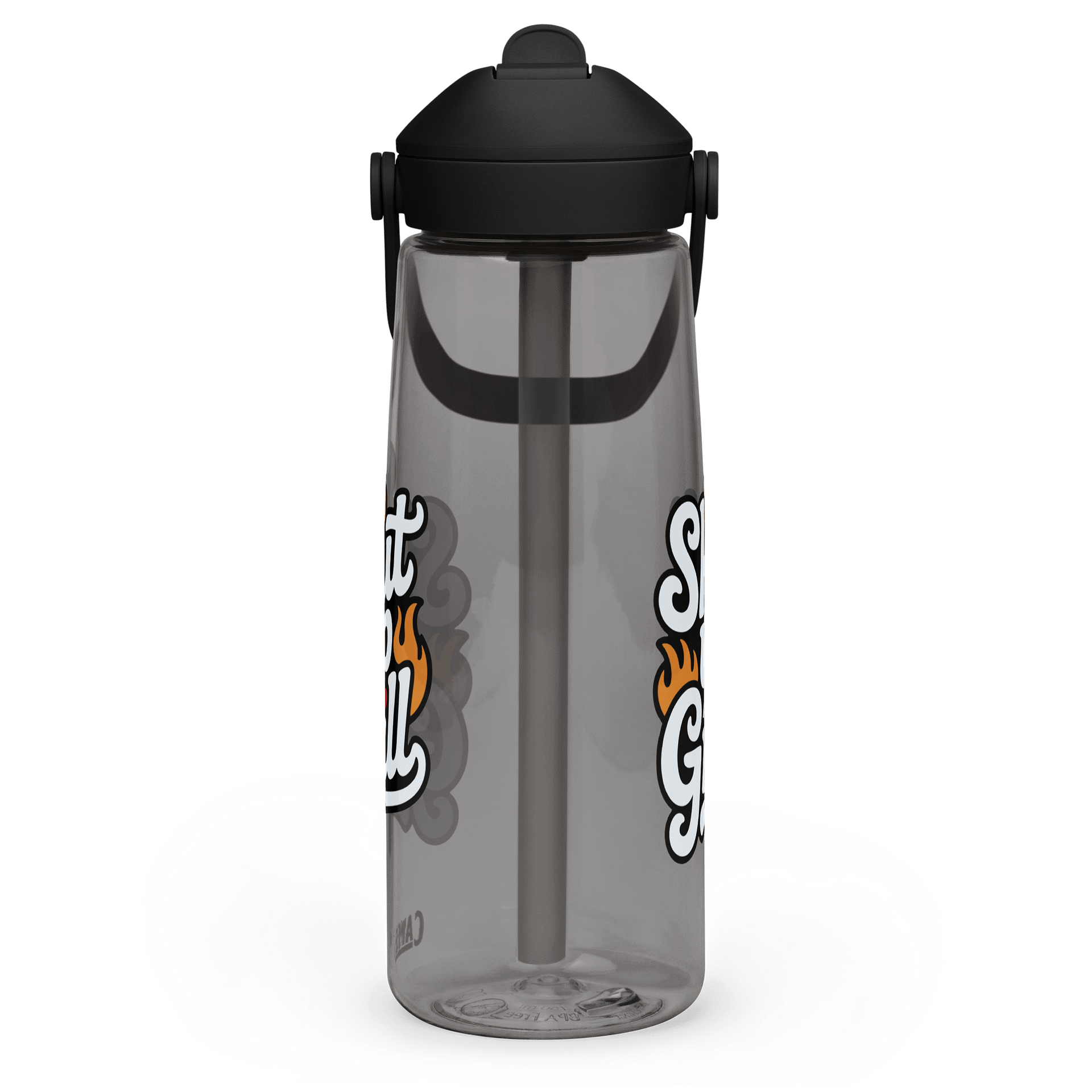 Shut Up and Grill Flip Straw Waterbottle for Cookouts and Tailgates product image (3)