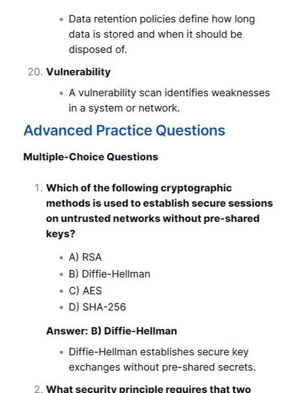 CompTIA Security+ SY0-701 Study Notes product image (4)