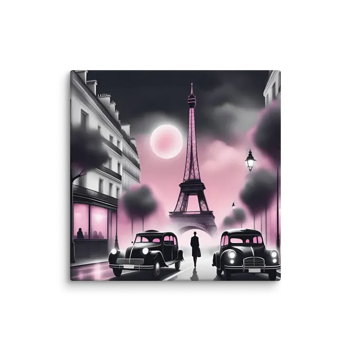 Moonlit Paris Canvas product image (2)