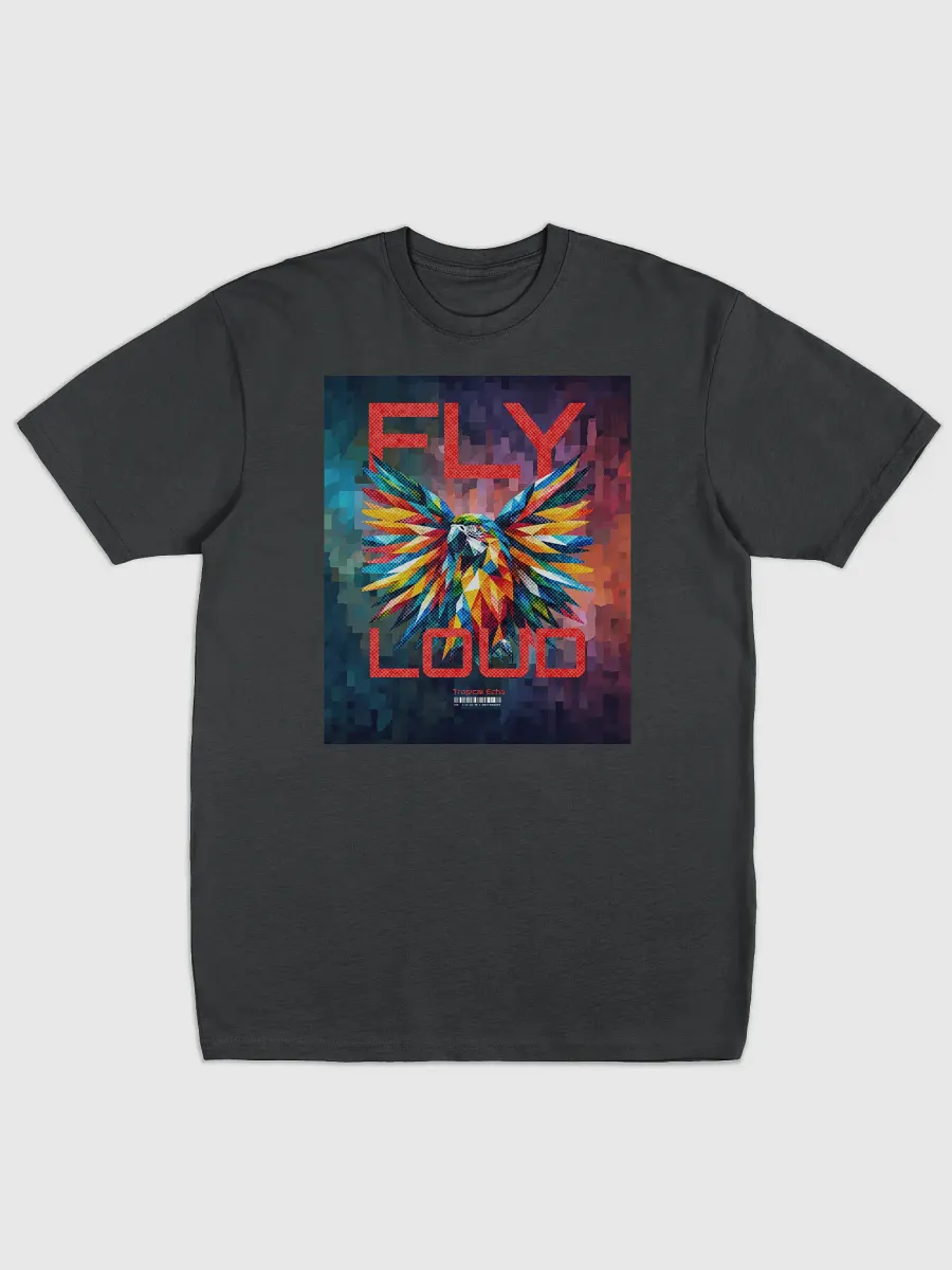 Tropical Echo – Riso Parrot Vibes Tee product image (1)