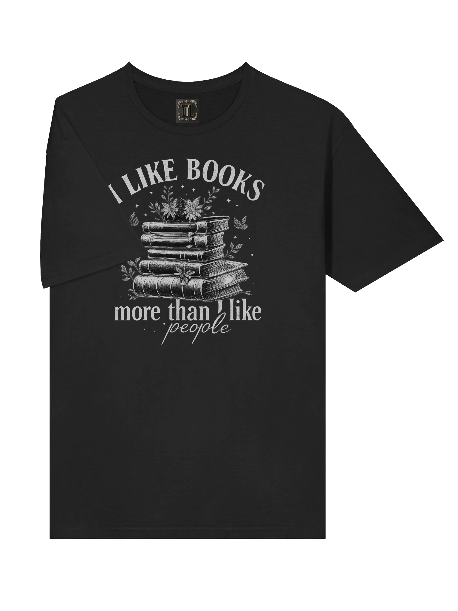 I like books more than I like people unisex tshirt product image (26)