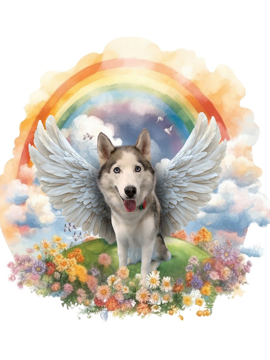 Rainbow Bridge Pet Memorial Art product image (3)
