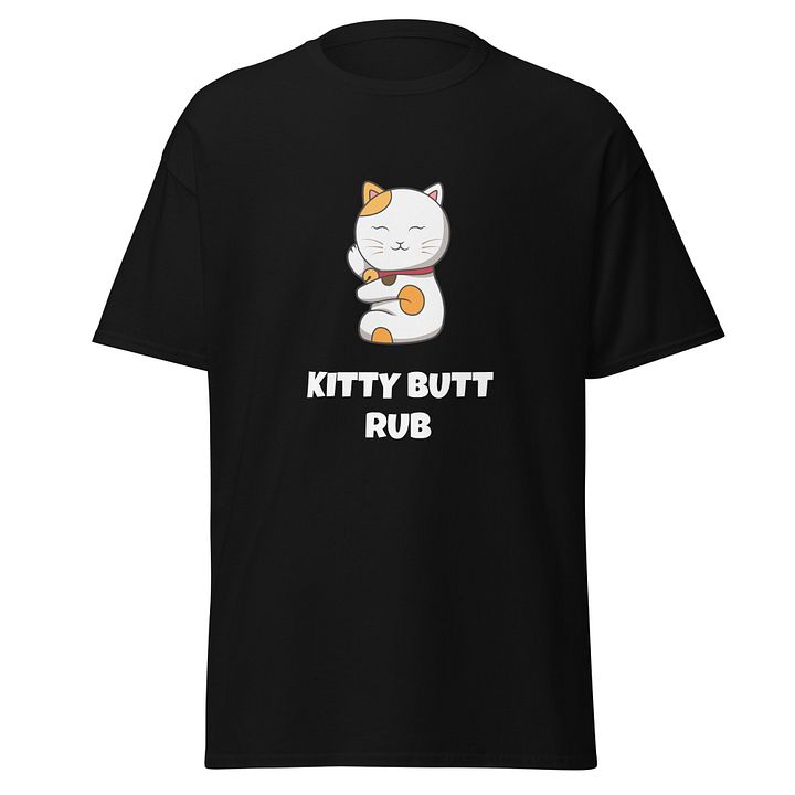 KITTY BUTT RUB UNISEX SHIRT - BLACK product image (1)