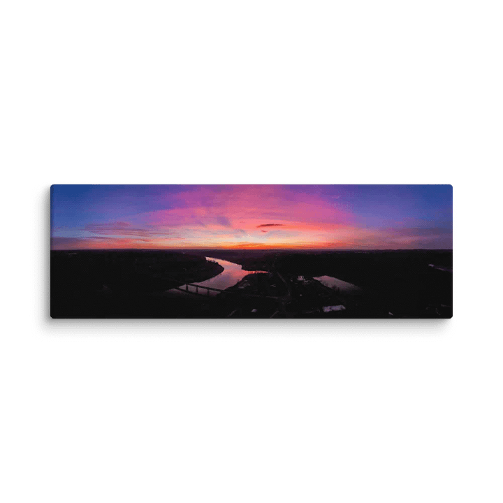 Sunset Over Shadow Rock Park - Sublimation Print on Canvas product image (1)