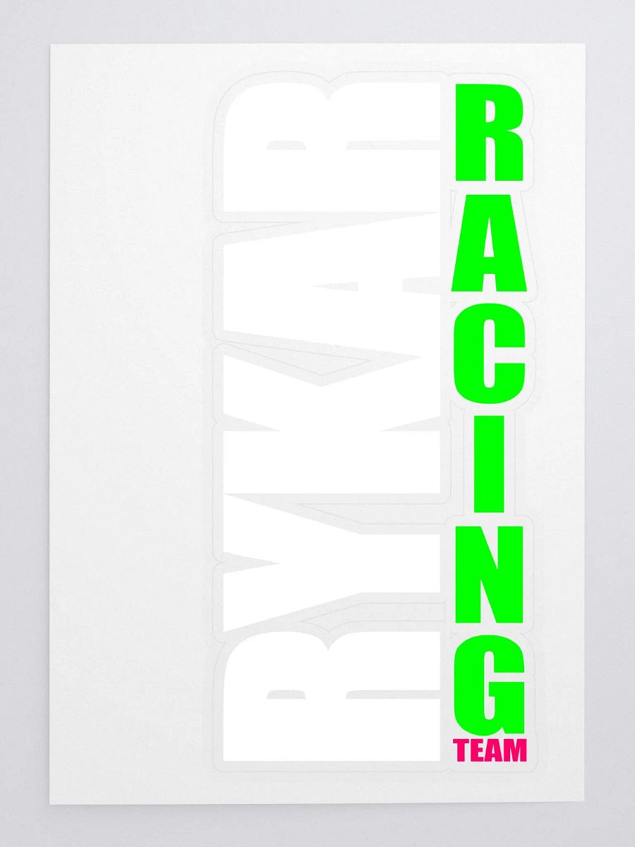 Rykar Racing Team Sticker 6
