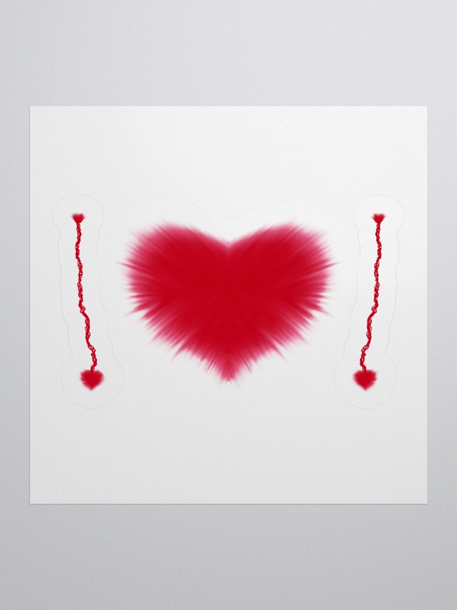 Chains Of Love Kiss Cut Stickers product image (3)