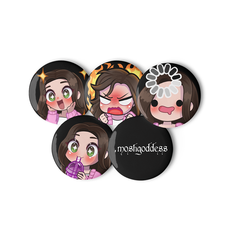 MOSHGODDESS Pin Button Set product image (3)