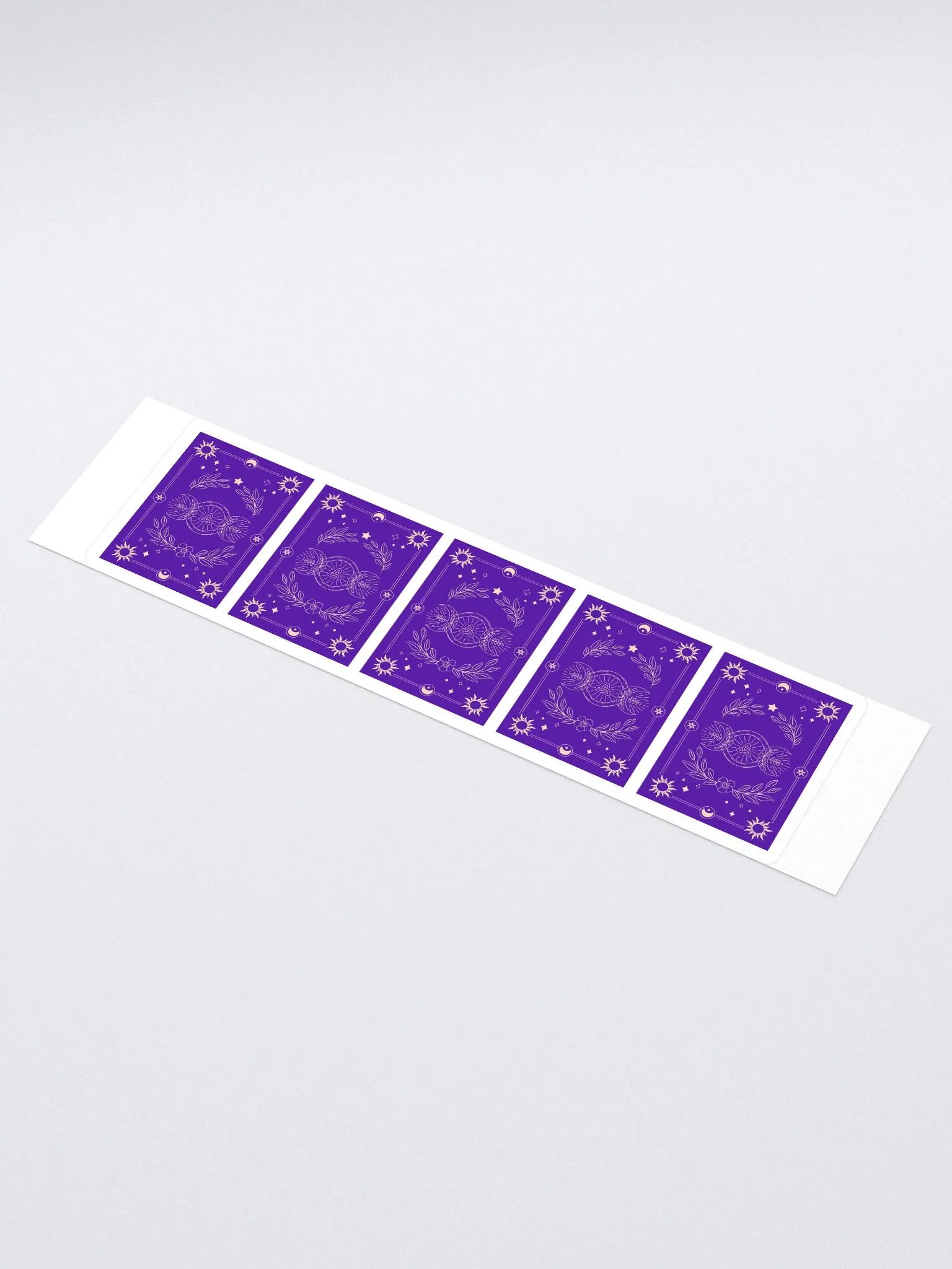 Maiden Mother Crone Purple Tarot Card Sticker Set product image (1)