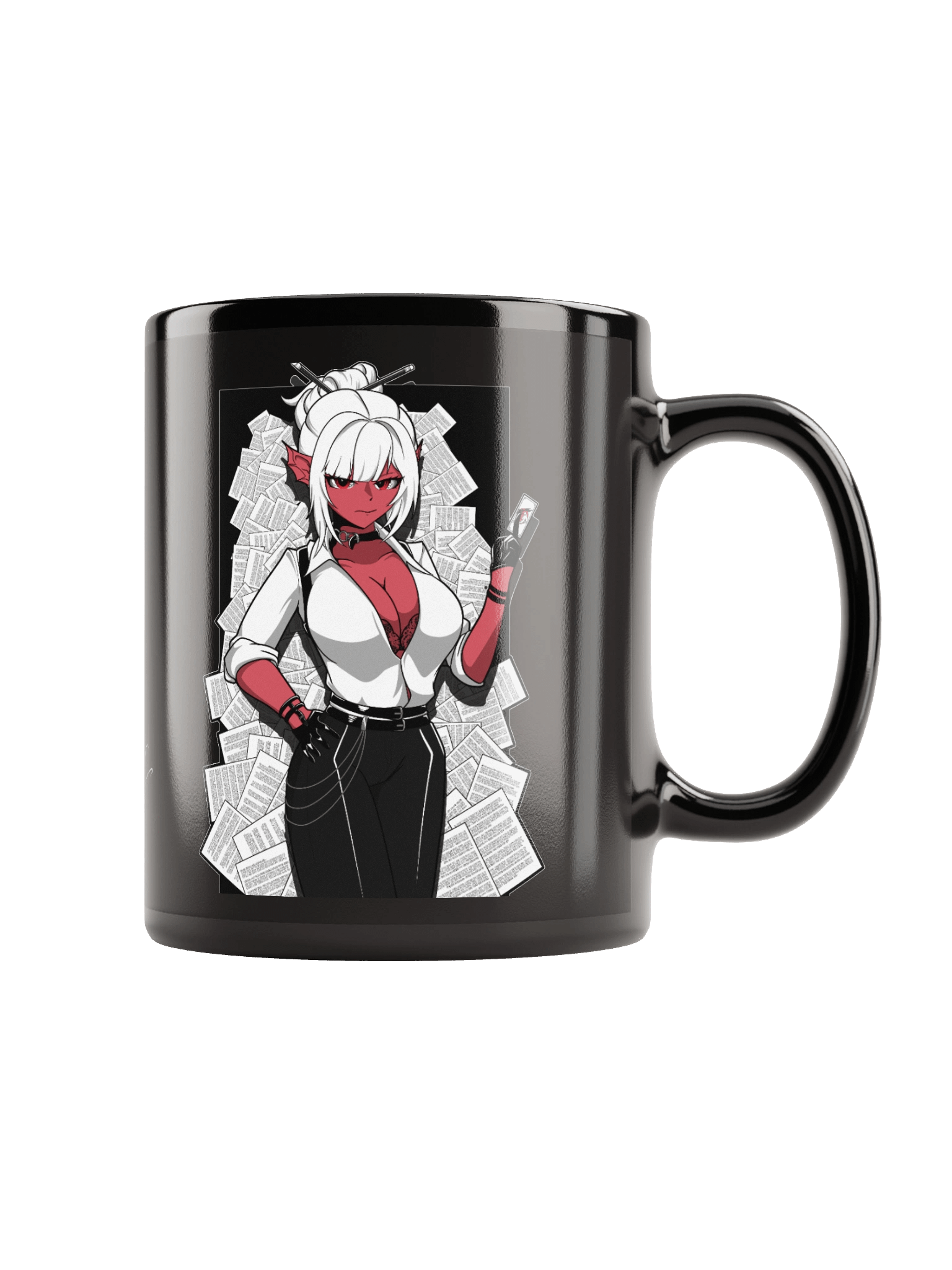 Murders & Executions Waifu Mug (Black) product image (1)