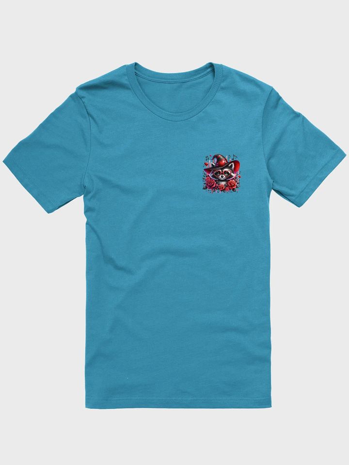 Whimsical Raccoon Pocket Design Area T-Shirt product image (1)