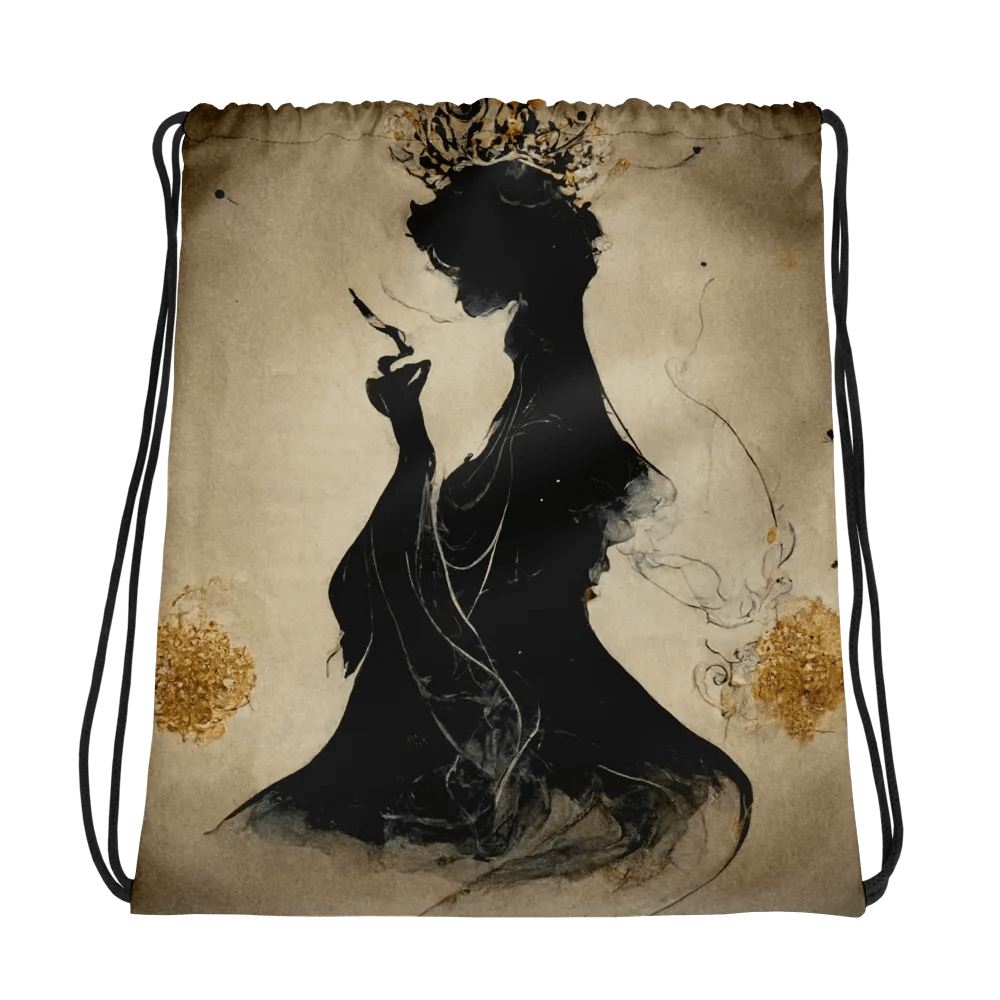 Ethereal Flow Drawstring Backpack product image (1)