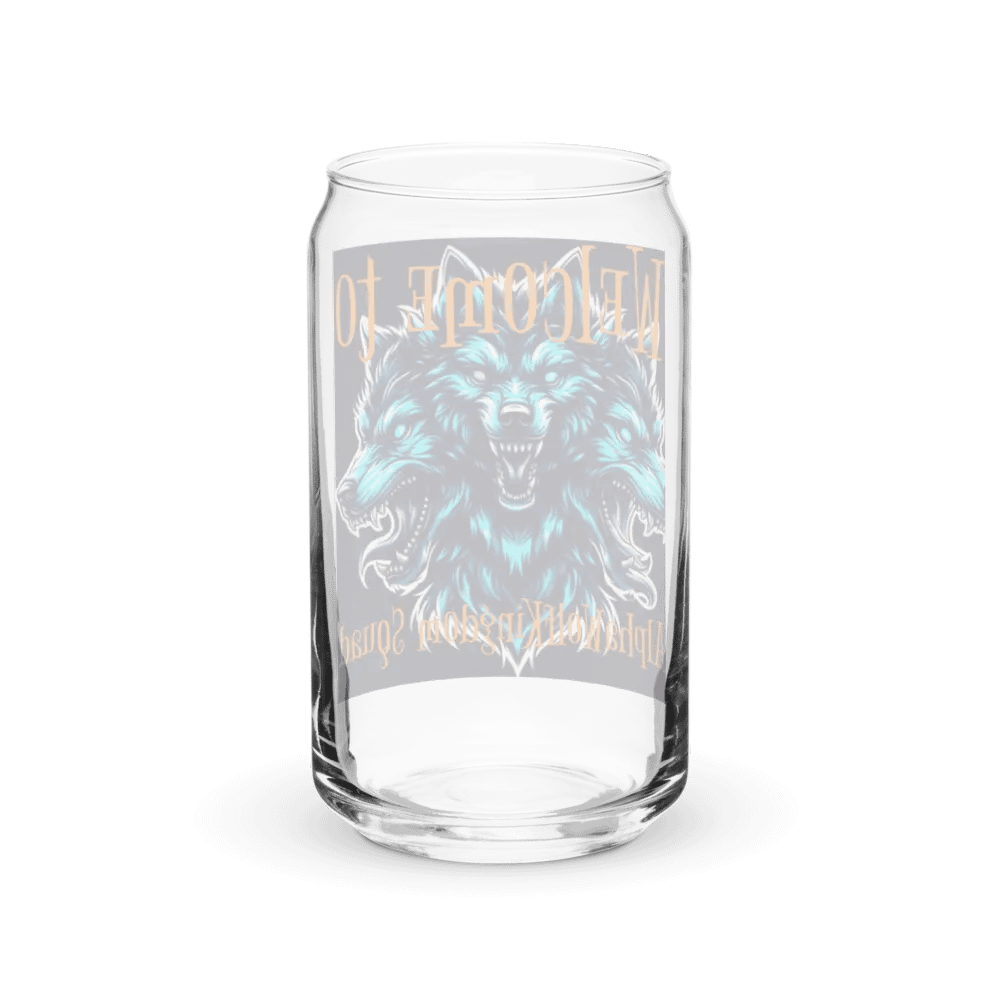 AlphaWolfKingdom Squad Can-Shaped Glass product image (8)