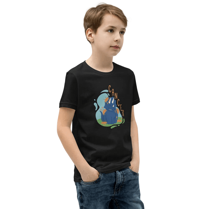 Youth Cancer Dino T-Shirt product image (5)