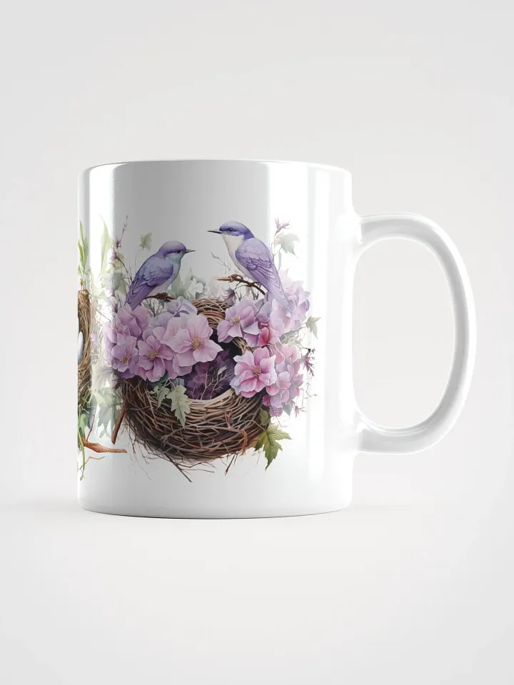 Nesting Birds Glossy Mug product image (1)