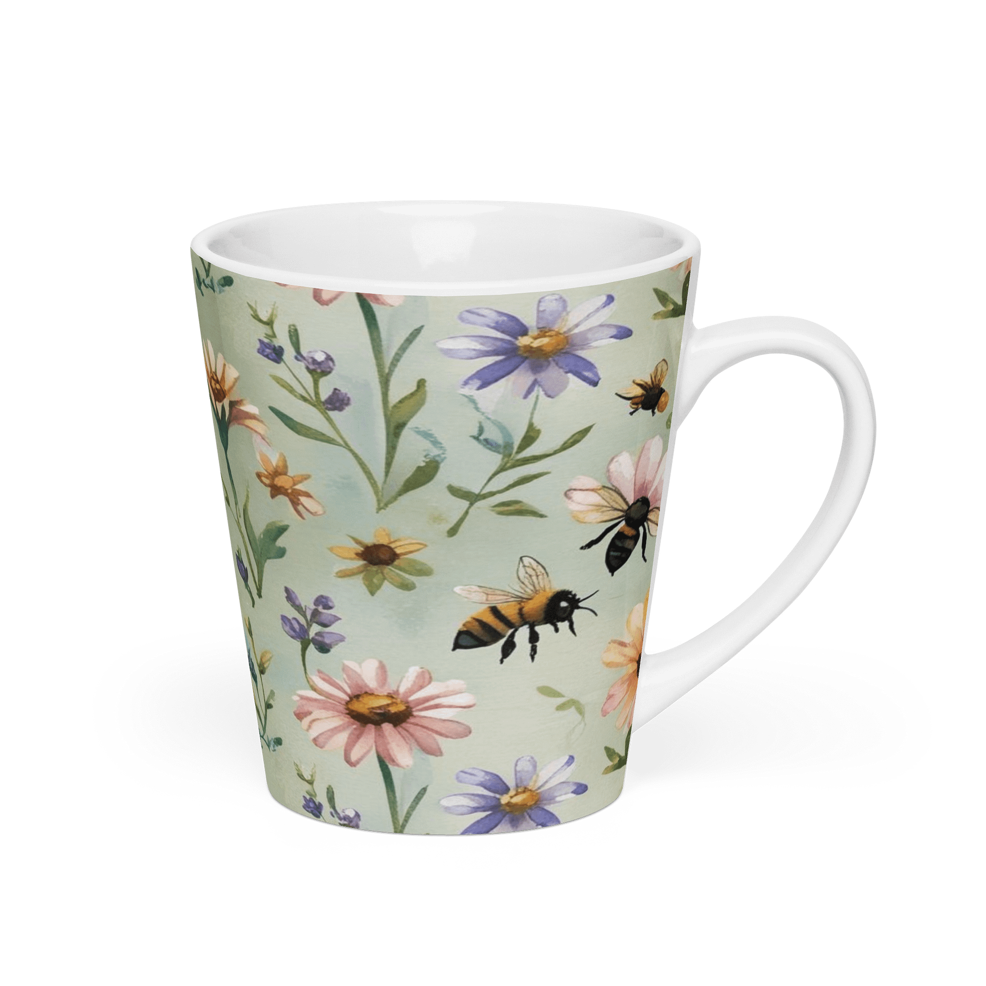 Buzzing Blooms Latte Mug product image (2)
