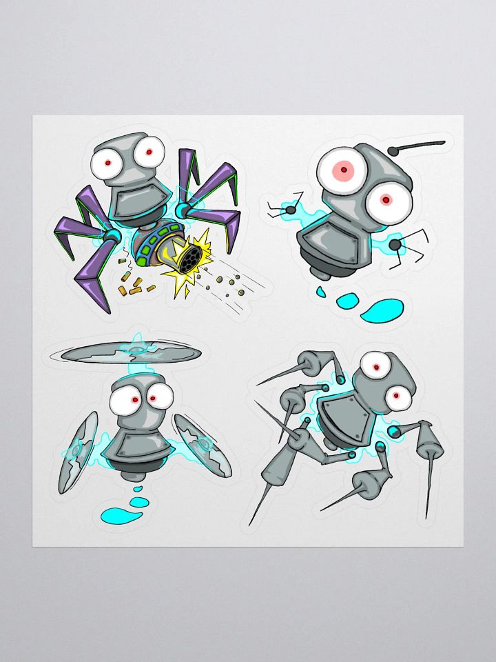 Procrastitron Stickers product image (1)