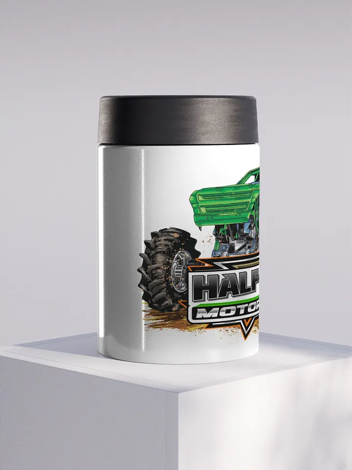 HALF ASSED MOTORSPORTS METAL KOOZIE product image (2)