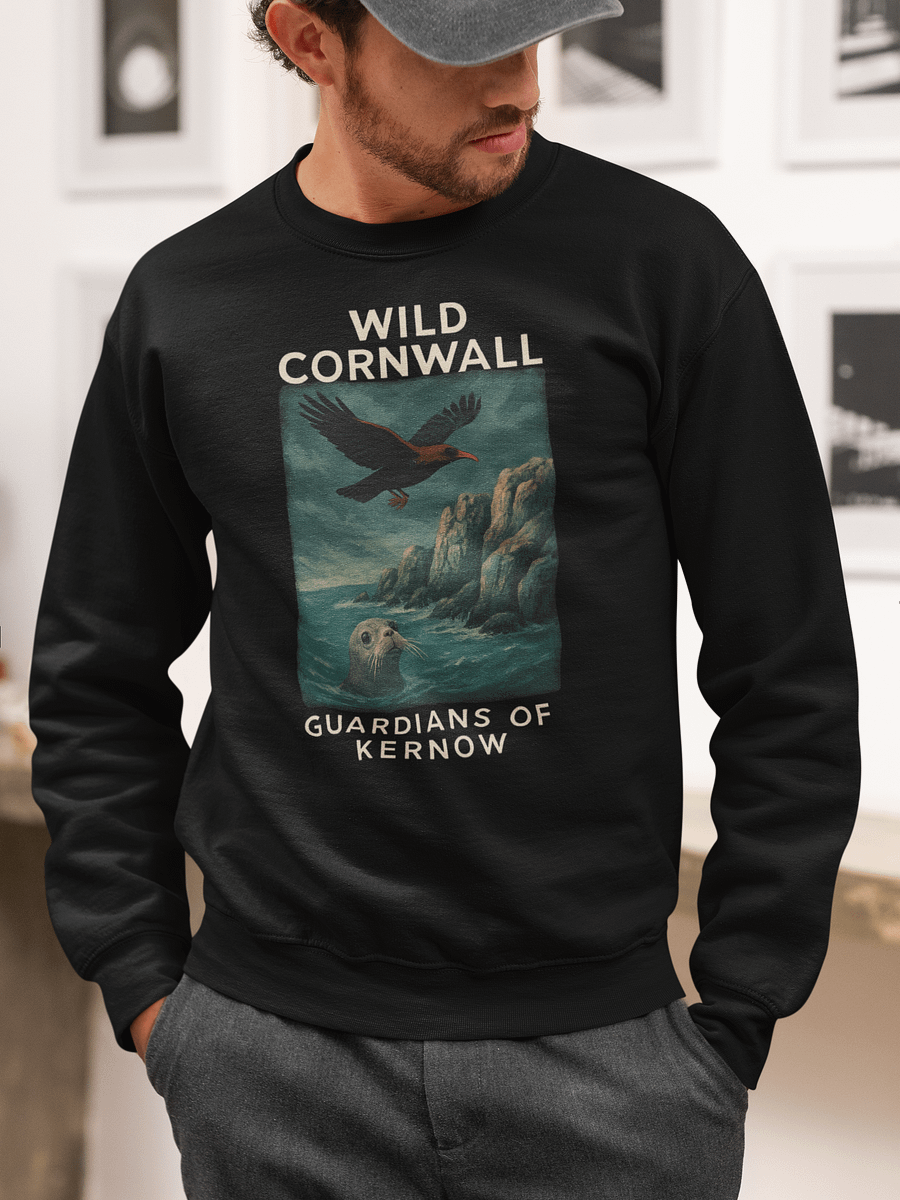 Wild Cornwall: Guardians of Kernow Crewneck Sweatshirt product image (20)