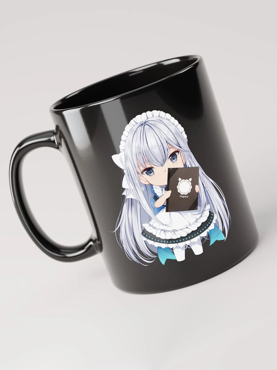 Black Glossy Mug - Meryl Maid (Tower of Fantasy) product image (4)