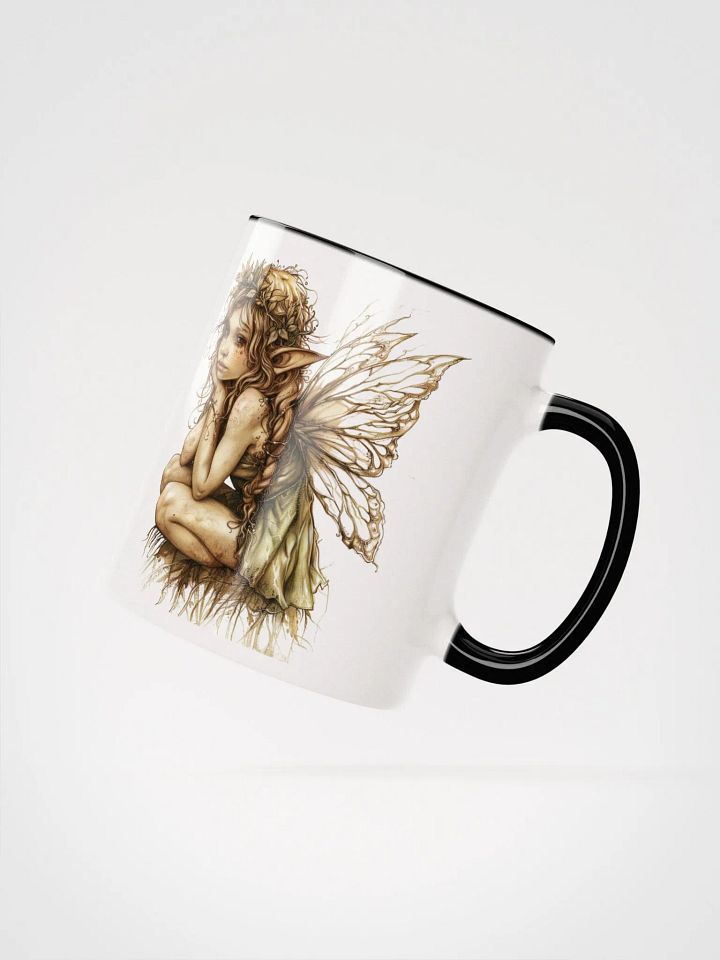 The Fairy of the Forest Ceramic Mug with Black Color Inside product image (3)