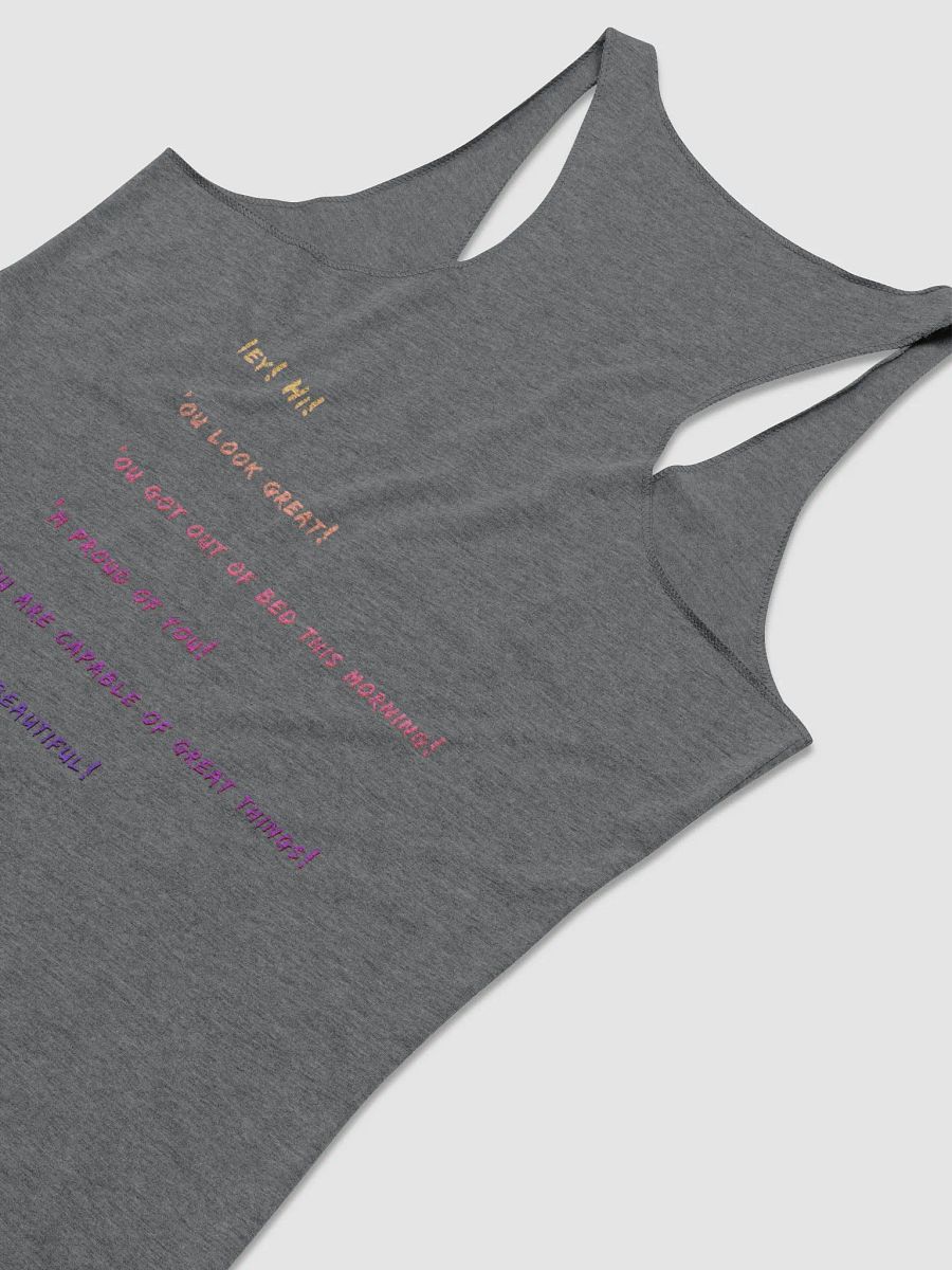 Alphabet Cartel - Women's Racerback Affirmation Tank product image (8)